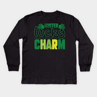 MISTER LUCKY CHARM Kids Long Sleeve T-Shirt